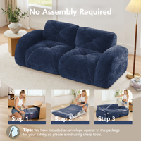 Ensemble de canapés sur mesure, canapé confortable, tissu en velours doux, fond en éponge haute densité 32D, aucun assemblage requis, ensemble de canapés modernes