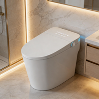 Une toilette intelligente intégrée multifonctionnelle, adaptée à la salle de bain