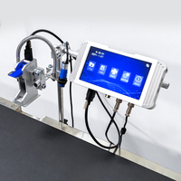 Impresora de Inyección de Tinta Continua Automática en Línea de 12.7mm, Impresora TIJ para Impresión de Fecha de Caducidad y Código de Lote, Pantalla Táctil, Material Flexible