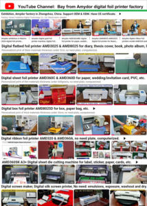 Amydor-impresora digital automática de hojas de oro, máquina de impresión de hojas de oro para tarjeta de invitación, tarjeta de felicitación, PVC, 360C - Product Image 5