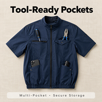 Gilet de refroidissement semi-conducteur chaud avec bandes réfléchissantes, alimenté par batterie, anti-transpiration, garantie 1 an pour la tonte de pelouse en extérieur
