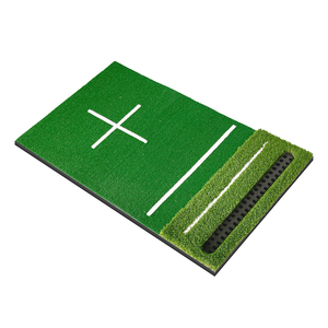 Usine directe double-gazon boule Tray5x4 6X4FT <span class=keywords><strong>Golf</strong></span> frapper <span class=keywords><strong>tapis</strong></span> pratique extérieur intérieur aide formation balançoire écaillage - Product Image 6