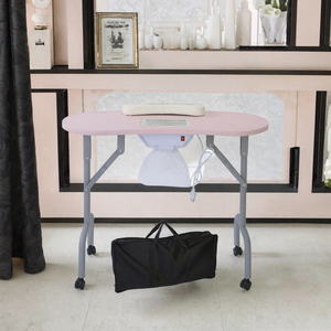Table de manucure pliante moderne en métal CONRIS, très vendue, pour salon de beauté, couleur personnalisable, acier inoxydable, certifiée CE - Product Image 2