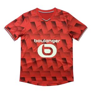 レトロサッカーユニフォーム 2526シーズン ホーム＆アウェイユニフォーム 新2025リール・オリンピック・スポルティング・クラブ サッカーユニフォーム マヨ・ドゥ・フット - Product Image 2