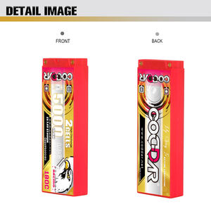 CODDAR RC LiPo แบตเตอรี่2S 5000MAH 7.4V 180C เคสแข็ง5มม. กระสุน LCG Stick Pack 1/10สเกล RC Cars - Product Image 6