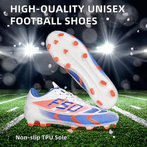 Chaussures de football unisexes professionnelles ODM OEM de haute qualité, tige en mesh, semelle extérieure en TPU, antidérapantes, résistantes à l'usure, printemps été automne - Product Image 2
