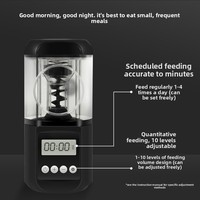 Distributeur automatique de nourriture pour aquariums Baiyinmei, compact, intelligent, programmable, multifonction, fabriqué en Chine