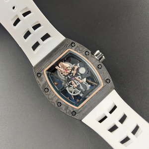 นาฬิกาข้อมือผู้ชายสไตล์ฮิปฮอปร็อ<span class=keywords><strong>ค</strong></span> ดีไซน์เขากวางทอง<span class=keywords><strong>ค</strong></span>ำ พร้อมกลไกทูร์บิญองแบบลอยตัว ตัวเรือน<span class=keywords><strong>ค</strong></span>าร์บอน TPT <span class=keywords><strong>ค</strong></span>าร์บอนไฟเบอร์ สำหรับนักธุรกิจ - Product Image 5