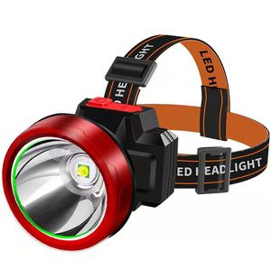 Có thể sạc lại mạnh mẽ Đèn pha ngoài trời đèn Pin đêm Cá Mỏ ánh sáng Led Đèn Pha đèn pin - Product Image 2