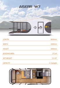 Casa Móvil con Vista Panorámica Personalizable, Acogedor <span class=keywords><strong>Retiro</strong></span> en <span class=keywords><strong>el</strong></span> Bosque, Cabaña Prefabricada, Hotel Modular, Casa Cápsula Contenedor - Product Image 4