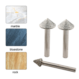HYCNC Carving Machine <strong>Cutting</strong> <strong>Tools</strong>, Granite Taper Electroplating Ball Head <strong>Stone</strong> <strong>Cutting</strong> <strong>Tools</strong>, Bluestone Relief Round - Product Image 3