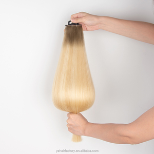 ผมต่อแบบไร้รอยต่อรุ่นใหม่ล่าสุดจากโรงงาน สำหรับ Genius Weft Virgin Invisible Hole Tab Weft PU Butterfly XO Weft ผมตรงแท้ - Product Image 4
