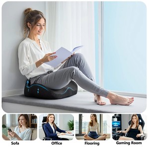 Bantal Duduk <span class=keywords><strong>Coccyx</strong></span> yang Dapat Disesuaikan, Laris Manis, Anti Bakteri, Ramah Lingkungan, Desain Tebal untuk Ibu Hamil, Pelajar, Kursi Meja - Product Image 3