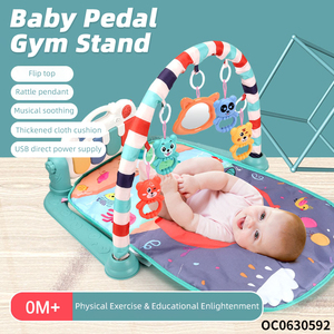 <span class=keywords><strong>Activité</strong></span> de tapis de gym personnalisé hochet kick and play piano pour bébés avec musique légère - Product Image 2