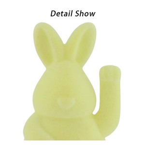 ของตกแต่งรูปกระต่ายอีสเตอร์ตุ๊กตาพลาสติกหูยาวรูปกระต่ายสัตว์น่ารักสำหรับตกแต่งเทศกาลอีสเตอร์ - Product Image 4