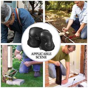 पेशेवर कार्यशील बढ़ई घुटने के पैड श्रमिकों के फर्श के लिए सुरक्षात्मक कोहनी और घुटने के पैड - Product Image 5