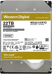 For 22TB for Gold Enterprise Class <b>Internal</b> Hard <b>Drive</b> 7200 RPM 6Gb/s 512MB 3.5" WD221KRYZ Performance Delivers High- - Product Image 1
