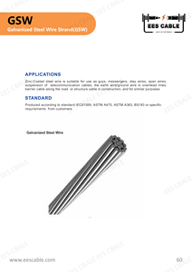 Fabrikpreis GSW Feuerverzinktes Stahlseil-Strangkabel für Überkopf-Leitungen Korrosionsbeständiges Stahlkabel Brasilien - Product Image 4