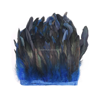 Garniture à coudre en plumes de faisan naturel 100cm teint lavé ruban de fête de mariage pour artisanat bricolage à la main décor à la maison vêtement de carnaval