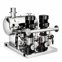 Équipement d'alimentation en eau à pression positive en acier inoxydable pour la modernisation des canalisations des communautés anciennes