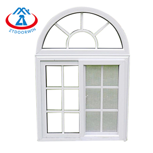 Zhtdoors lớn kính nhôm gỗ ra ngoài Swing pháp vòm bên ngoài cửa sổ nhà cửa sổ - Product Image 6