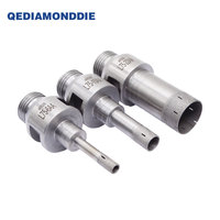 Foret diamanté à noyau serti au gaz personnalisé de 1/2 pouce, matériau HSS, filetage conique, tige droite, béton, 5 mm-6 mm, foret pour trous dans le verre
