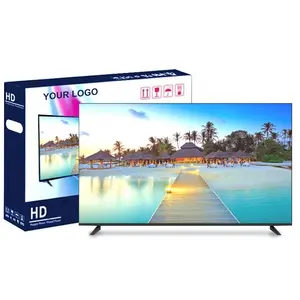 工場最高品質HDテレビブラックOEMホームテレビ28インチwifiアンドロイドCKD SKD LCD4KスマートホテルLEDテレビ