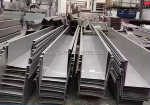 Gouttière en acier inoxydable en forme <span class=keywords><strong>de</strong></span> U Structure en acier inoxydable 304 Tranchée <span class=keywords><strong>de</strong></span> drainage <span class=keywords><strong>de</strong></span> cour avec auvent pour protéger la maison - Product Image 3