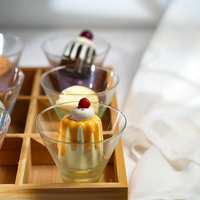 Spot goods 9 oz verres à cocktail macaron verres à vin multifonctionnels verre à dessert 6 couleurs disponibles