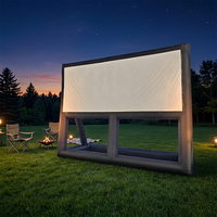 Écran de cinéma gonflable extérieur pour cinéma en plein air, panneau publicitaire à vendre