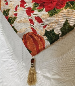 Á Hậu Bàn Thảm Giáng Sinh-Á Hậu Bàn Màu Đỏ Giáng Sinh, Á Hậu Bàn Mùa Đông Cho Phòng Ăn - Product Image 3