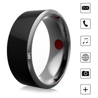 13.56Mhz N213 Chip Étanche Titane Acier NFC Smart Ring ISO Modèle pour le contrôle d'accès