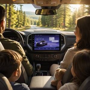 Lettore Multimediale per <span class=keywords><strong>Auto</strong></span> con CarPlay Wireless e Android <span class=keywords><strong>Auto</strong></span>, Schermo Touch, <span class=keywords><strong>Bluetooth</strong></span>, Navigazione GPS, <span class=keywords><strong>Telecamera</strong></span> di Retromarcia - Product Image 2