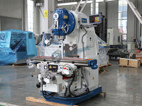 Fraiseuse verticale universelle SGSK X5032 à genouillère, table 1325x320mm, 30-1500 tr/min, 18 vitesses, 7,5 kW pour le travail des métaux
