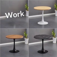 Table basse moderne minimaliste blanche de petite taille pour la maison, l'hôtel, le bureau, le salon de thé, en bois, amovible et démontable