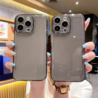 Coques de protection transparentes antichute et antichoc pour iPhone 17 Air, 16E, 15 Plus Pro Max, 14, 13, 12 Mini, 11, X – Coque arrière