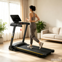 Treadmill Lipat Elektrik Portabel Grosir 1.25HP Motor DC Layar LED Mesin Jogging untuk Olahraga di Rumah dan Kantor