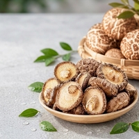 Échantillon de champignons Shiitake séchés naturellement à l'air, champignons comestibles, petite commande d'essai