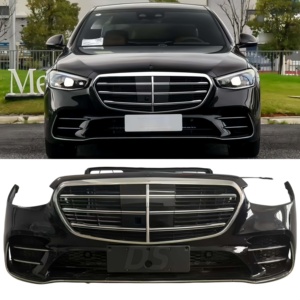 2021-2026 Per <span class=keywords><strong>Mercedes</strong></span>-Benz <span class=keywords><strong>Classe</strong></span> <span class=keywords><strong>S</strong></span> W223 - Griglia Radiatore Anteriore S350 S400 S450 S500 S580 con Ventola Elettrica e Barra Antiurto OEM - Product Image 1
