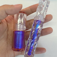 12 couleurs Duochrome Lipgloss Multichrome brillant caméléon Pigment rouge à lèvres nouveau Design hydratant étanche brillant à lèvres liquide