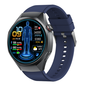 Montre connectée <span class=keywords><strong>de</strong></span> santé GE400 avec détection d'humeur, appels 4G par carte SIM, Bluetooth, gestion ECG et puce 4PD pour l'assistance à distance des personnes âgées - Product Image 3