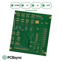 Module RF sur mesure Rogers RT duroid 5870 PCB 6L argenté par immersion 0,508 mm (20 mil) 77 GHz T R