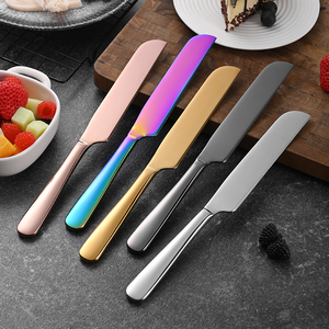 Sinh Nhật Đám Cưới Thép Không Gỉ Bánh Mì Dao Công Cụ Nướng Bánh Phục Vụ Thiết Lập Kim Loại Bánh Máy Chủ Thiết Lập Bánh Chủ Pizza Pia Kem - Product Image 4