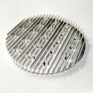 LED disipador de calor redondo COB disipador de aluminio 126*13mm