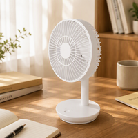 Ventilateur de table USB rechargeable 6 pouces à prix attractif, ventilateur de bureau à batterie, petit ventilateur de table électrique rechargeable, vente chaude