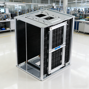 Estante Metálico Ajustable para PCB de 460*400*563mm, Diseño Elegante de Engranajes, Apilable - Product Image 1