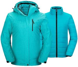 BSCI usine femmes 3 en un <span class=keywords><strong>veste</strong></span> <span class=keywords><strong>de</strong></span> Ski <span class=keywords><strong>de</strong></span> montagne <span class=keywords><strong>veste</strong></span> intérieure en duvet bleu chaud respirant à capuche manteau <span class=keywords><strong>de</strong></span> <span class=keywords><strong>pluie</strong></span> pour l'hiver - Product Image 1