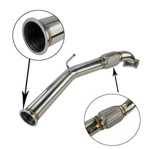 Poyracing Turbo Downpipe 2.0T FSI pour VW Golf GTI Jetta Audi A3 – Système d'échappement droit amélioré - Product Image 5