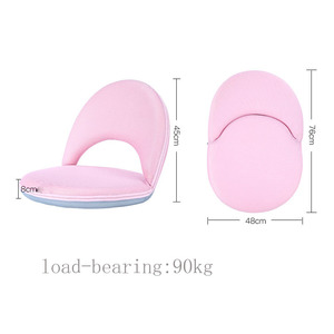 Silla de soporte de cintura multifuncional de terciopelo de cristal, cómoda <span class=keywords><strong>cama</strong></span> plegable, estilo de Luna para picnics de viaje en la playa - Product Image 6