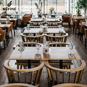 Conjuntos de Muebles Modernos para Restaurantes, Paquetes Completos de Muebles y Mesas Comerciales Todo Incluido - Product Image 1